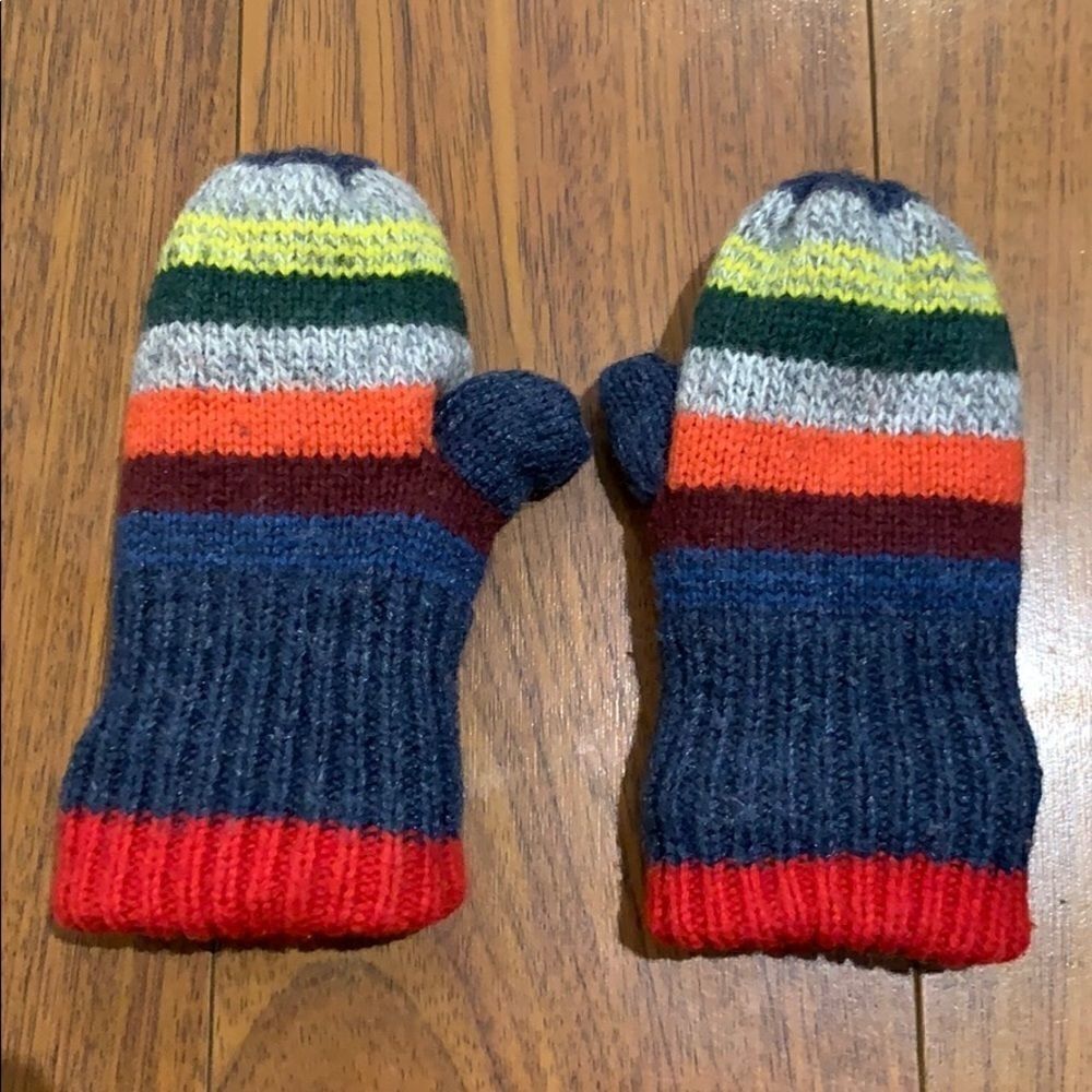 Gap Striped Mittens XS/S 